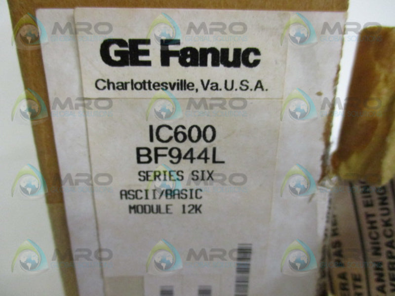 GE FANUC IC600BF944L ASCII I/O MODULE  NSMP