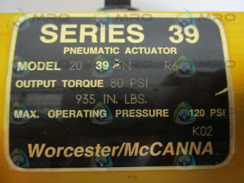 WORCESTER SERIES 39 2039SNR6  UNMP