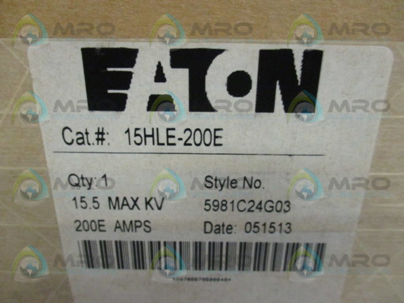 EATON 15HLE-200E GENERAL PURPOSE HIGH VOLTAGE FUSE  NSMP