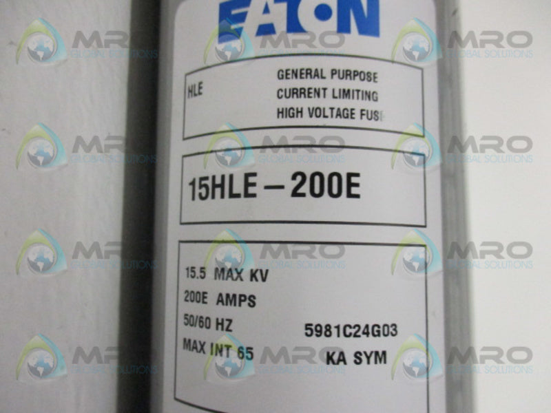 EATON 15HLE-200E GENERAL PURPOSE HIGH VOLTAGE FUSE  NSMP