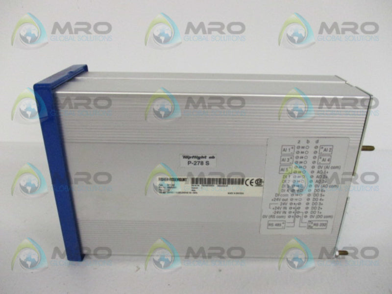 FISHER-ROSEMOUNT DPR960 492880301 SINGLE STATION MICROCONTROLLER  UNMP