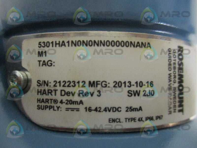 ROSEMOUNT 5301HA1N0N0NN00000NANAM1  NSMP