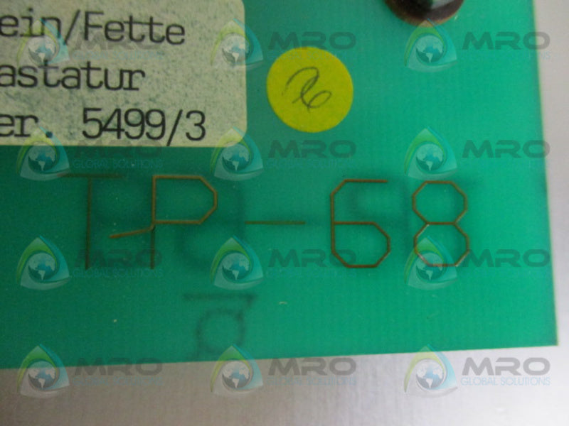 HEIN HEIDELBERG EZ2300762 2300762251100 KEYPAD  UNMP