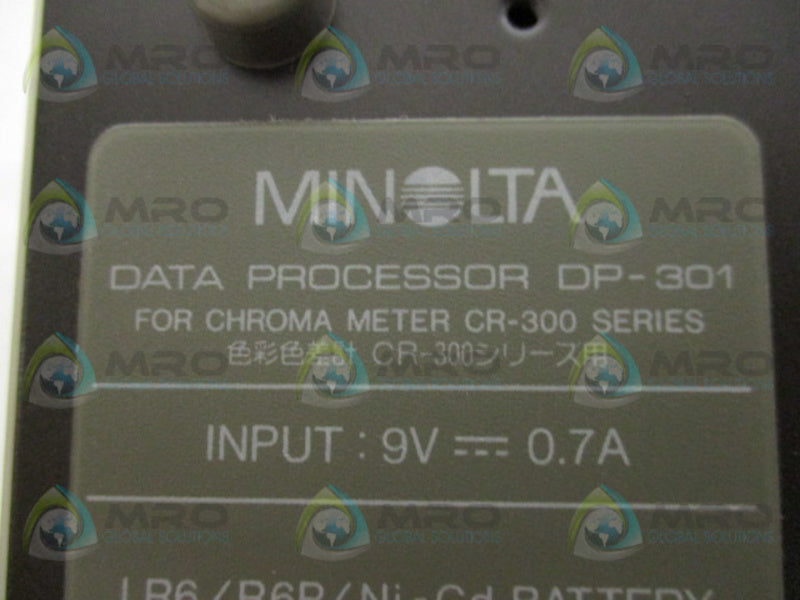 MINOLTA DP-301 CR-321 CHROMA METER DATA PROCESSOR  NSMP