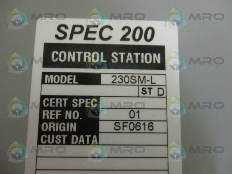 FOXBORO 230SM-L CONTROL STATION  NSMP