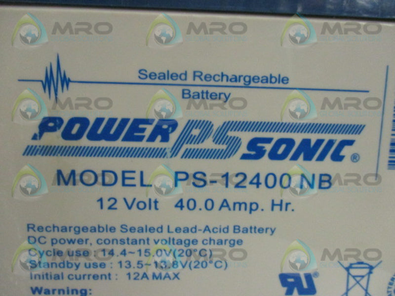 POWER SONIC PS-12400 NB BATTERY REPLACEMENT  NSNP