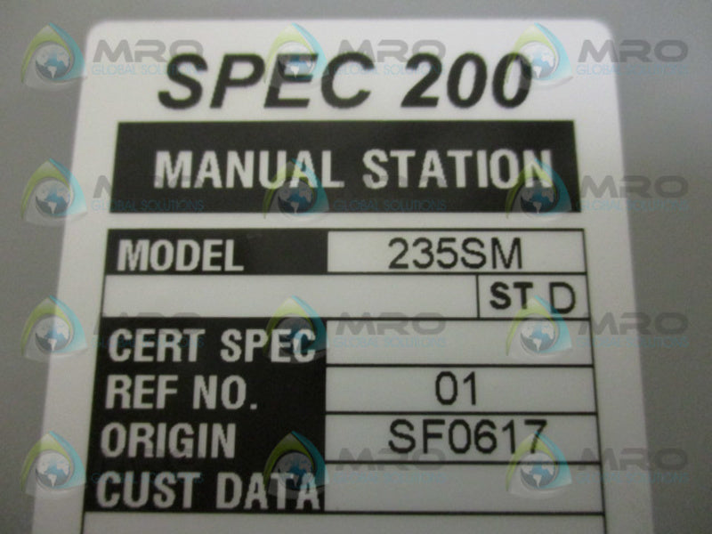FOXBORO 235SM MANUAL STATION  NSMP
