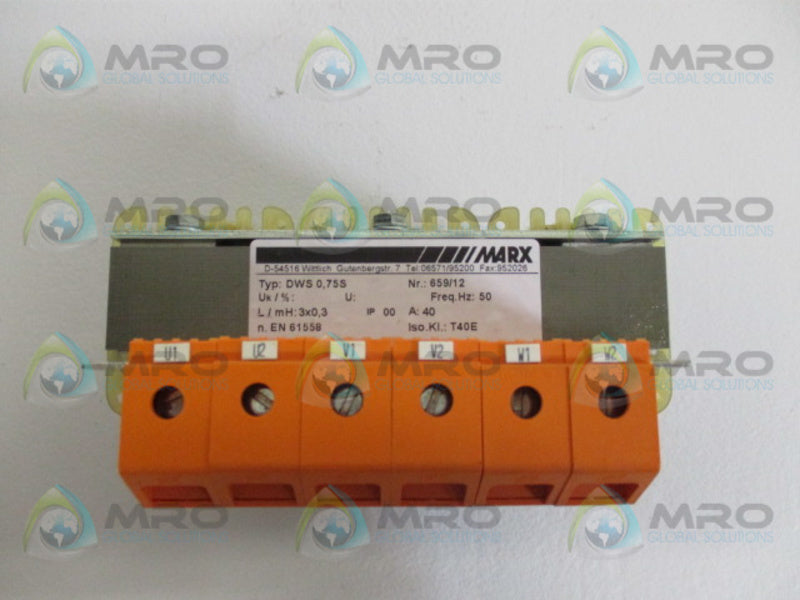 MARX DWS0,75S TRANSFORMER  NSNP