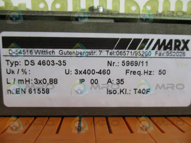 MARX DS4603-35 TRANSFORMER  NSNP