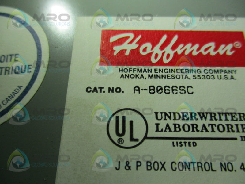 HOFFMAN A-8066SC JUNCTION BOX  UNMP