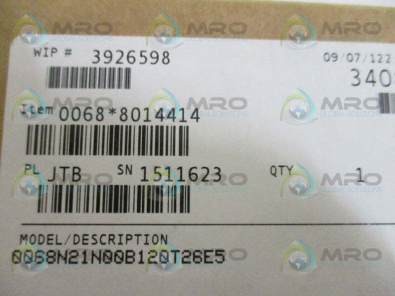 ROSEMOUNT 0068N21N00B120T26E5 TRANSMITTER  NSFS