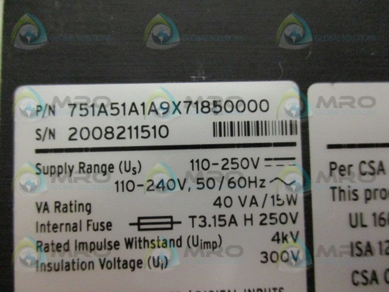 SEL SEL-751A 751A51A1A9X71850000  NSMP