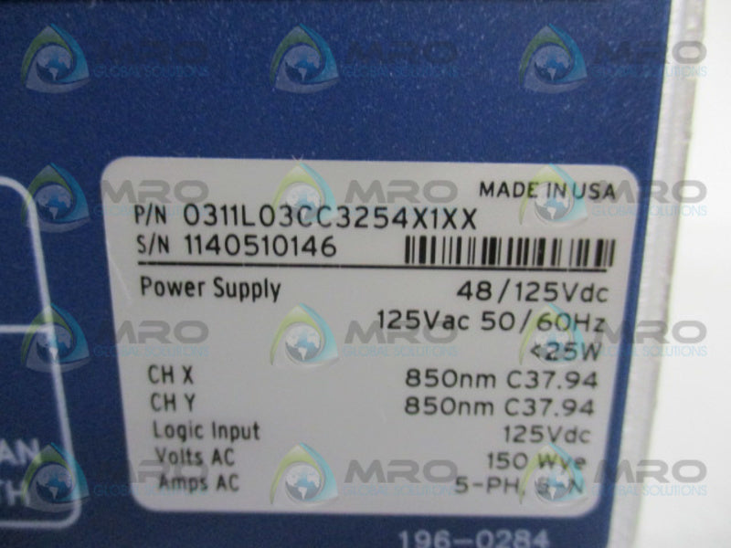 SEL SEL-311L 0311L03CC3254X1XX PROTECTION AND AUTOMATION SYSTEM  NSMP