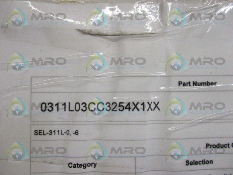 SEL SEL-311L 0311L03CC3254X1XX PROTECTION AND AUTOMATION SYSTEM  NSMP