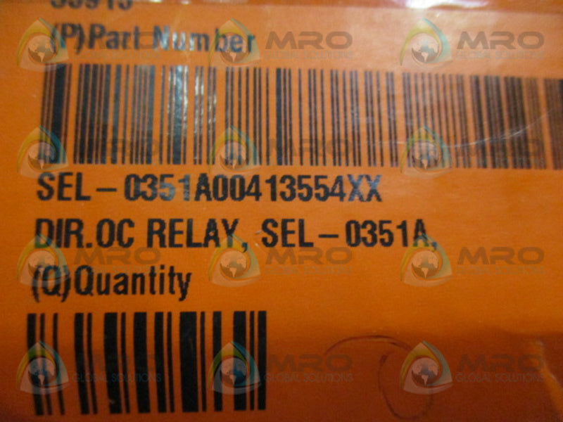 SEL SEL-351A 0351A00413554XX NSMP
