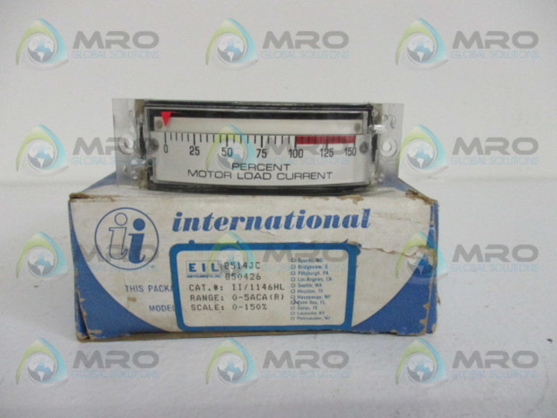 EIL INSTRUMENTS II/1146HL PANEL METER  NSMP