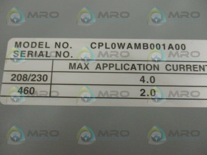 MOTORMASTER CPL0WAMB001A00 PRESSURE CONTROLLER  NSNP