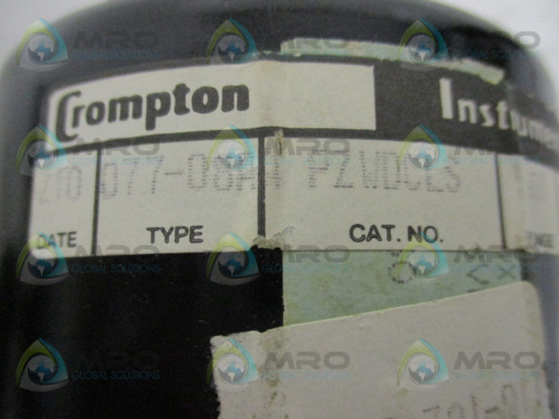 CROMPTON 07708AAPZWDCLS VOLT METER  NSNP
