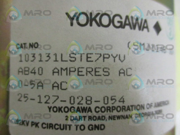 YOKOGAWA 103131LSTE7PYV METER  NSNP