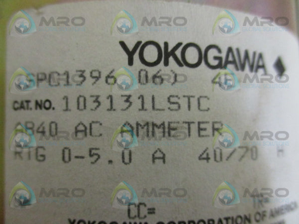 YOKOGAWA 103131LSTC METER  NSNP