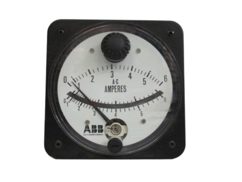 CROMPTON ABB 07716FULSLSSM PANEL METER 0-6ACA  NSNP