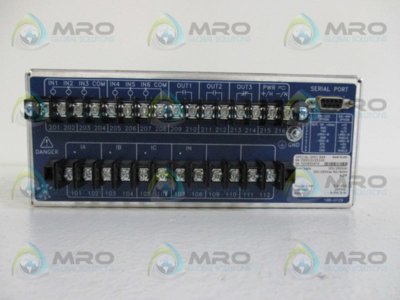 SEL SEL-551C 0551C0C2533X OVERCURRENT RELAY RECLOSING RELAY  NSMP