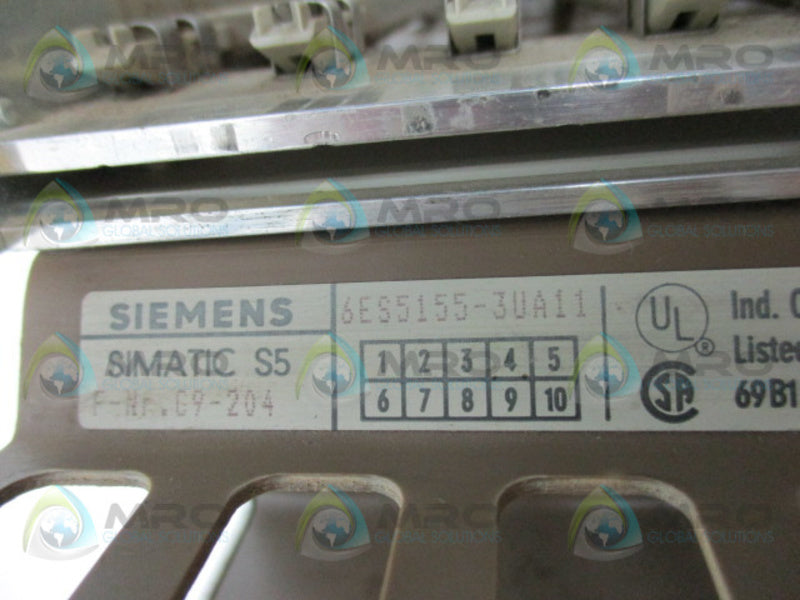 SIEMENS SIMATIC S5 6ES5155-3UA11 RACK  UNMP