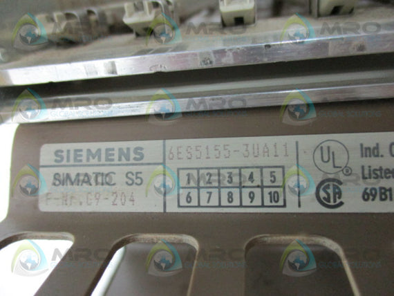 SIEMENS SIMATIC S5 6ES5155-3UA11 RACK  UNMP