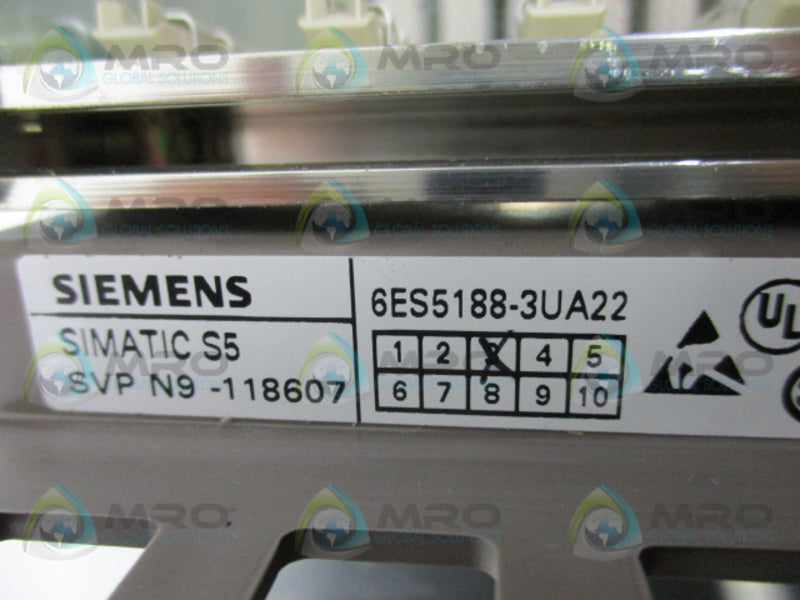 SIEMENS SIMATIC S5 6ES5188-3UA22 RACK  NSNP