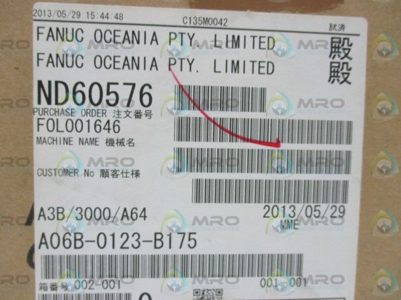 FANUC A06B-0123-B175  NSFS