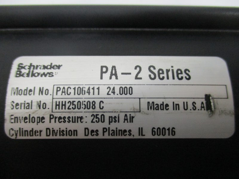 SCHRADER BELLOWS PAC10641124.000  NSNP