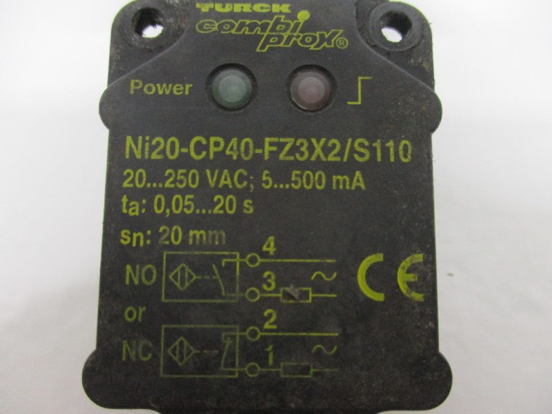 TURCK NI20-CP40-FZ3X2/S110 (AS PICTURED)  UNMP
