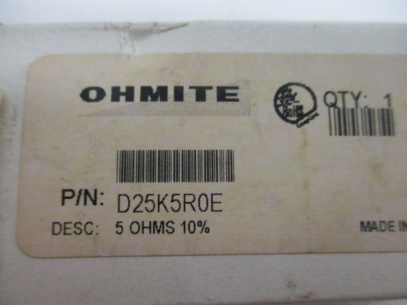 OHMITE D25K5R0E  NSMP