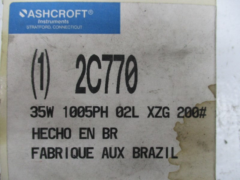 ASHCROFT 2C770 NSMP