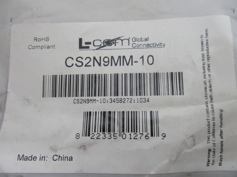 L-COM CS2N9MM-10 NSMP
