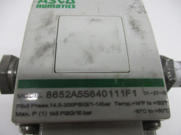 ASCO 8652A5S640111F1 UNMP