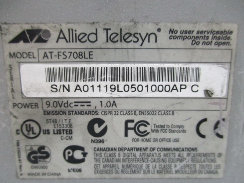 ALLIED TELESYN AT-FS708LE UNMP