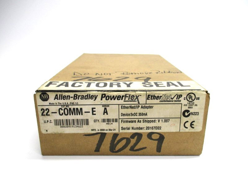 INDUSTRIAL SPARE PART 22-C0MM-E SER. A F/W 1.007 DATE: 2008 NSFS