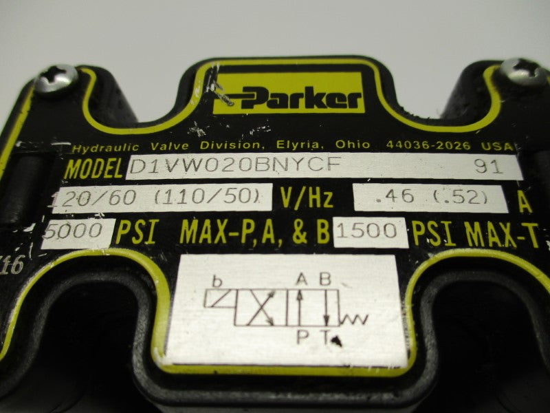PARKER D1VW020BNYCF UNMP