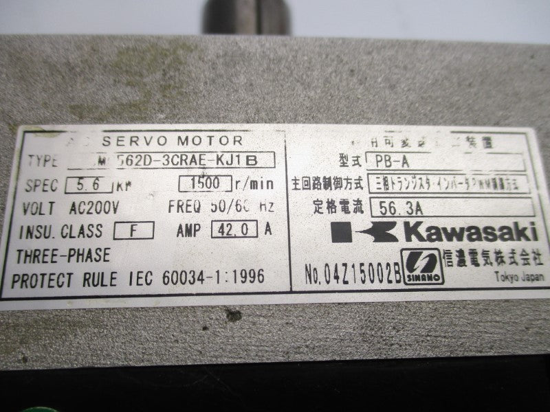 KAWASAKI 8MC562D-3CRAE-KJ1B UNMP