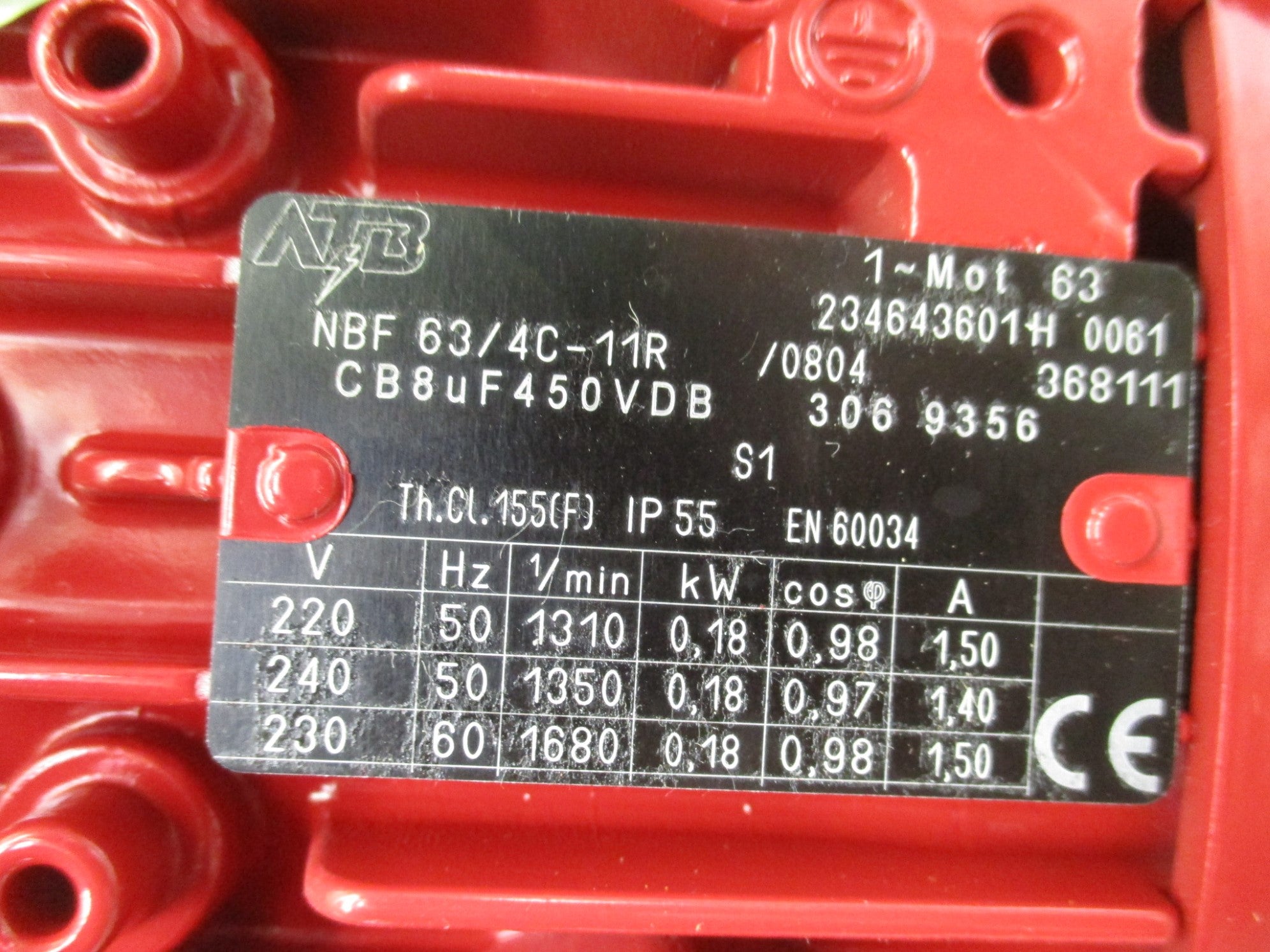 HYDAC 3901161 OF7S10P1F1---E/-3901161 240V 1.40/1.50A NSNP