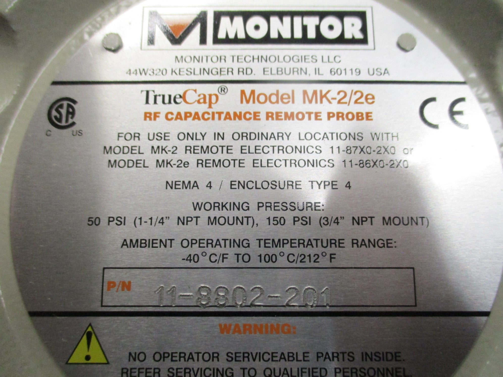 MONITOR 11-8802-201 NSMP