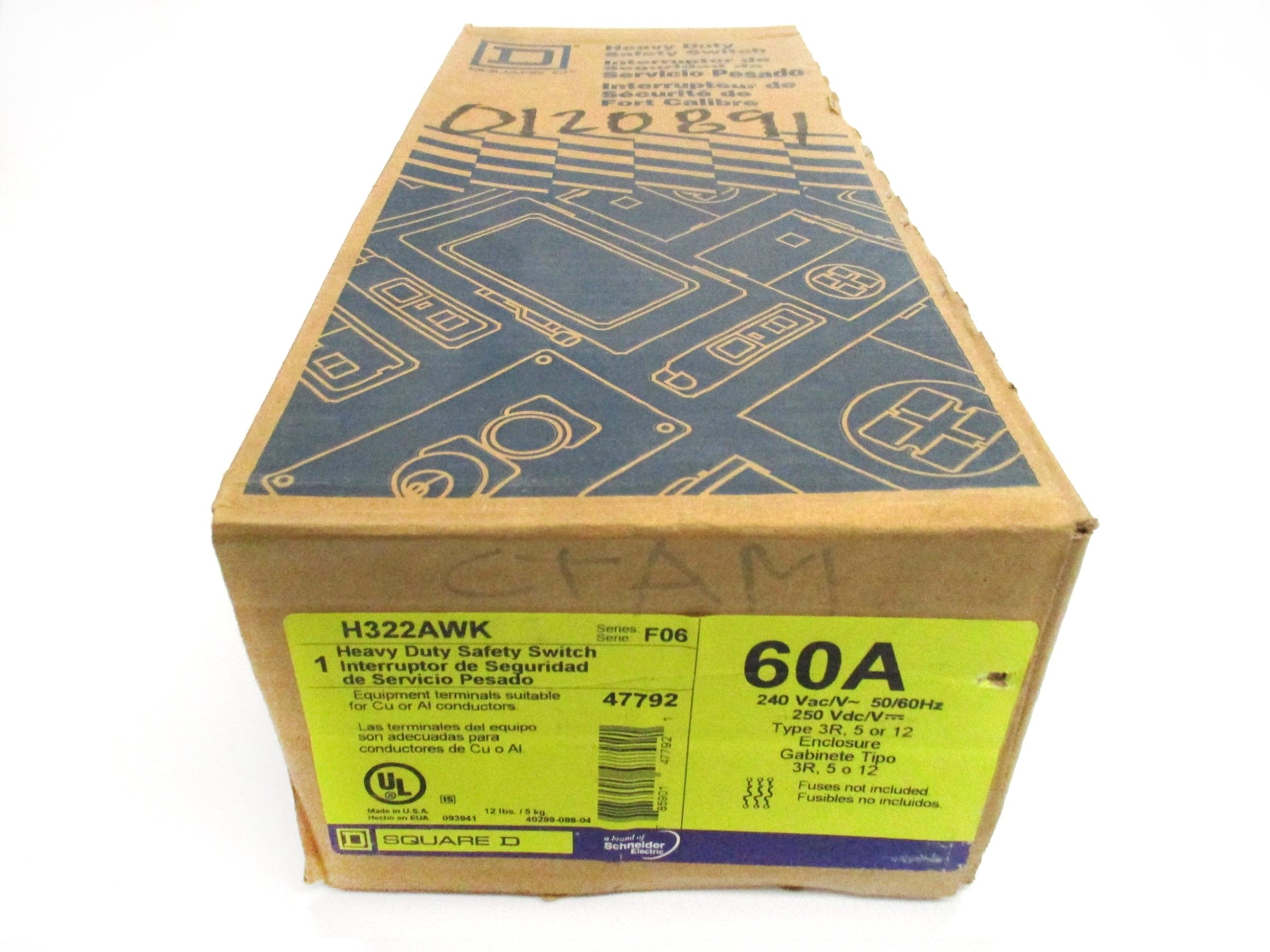 SQUARE D H322AWK SER. F06 NSFS