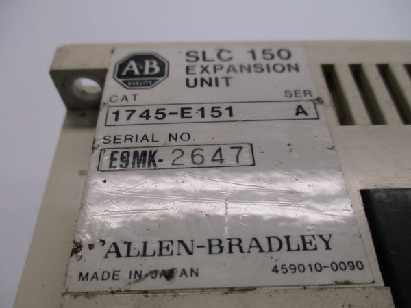 ALLEN BRADLEY 1745-E151 SER. A 85-132VAC 1.0A UNMP