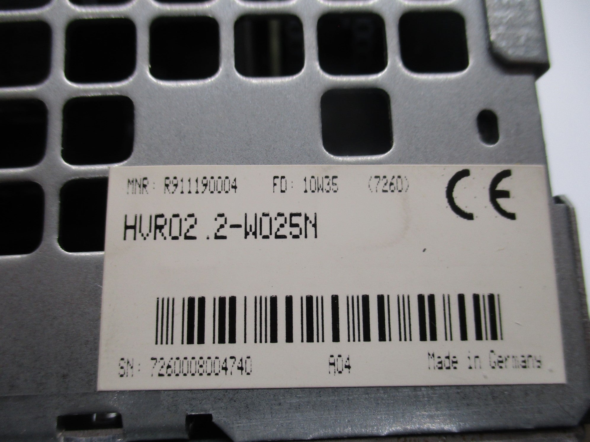 REXROTH HVR02.2-W025N R911190004 NSMP