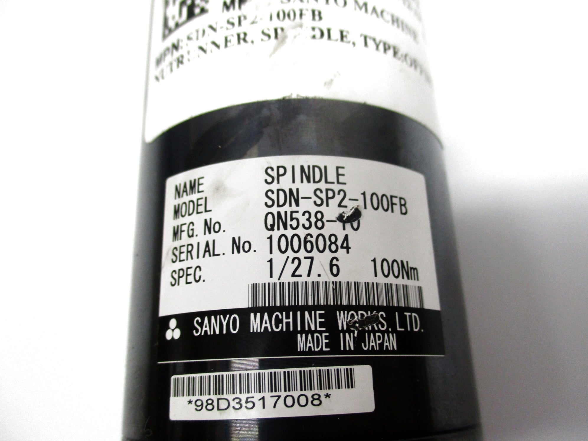 SANYO SDN-SP2-100 NSNP
