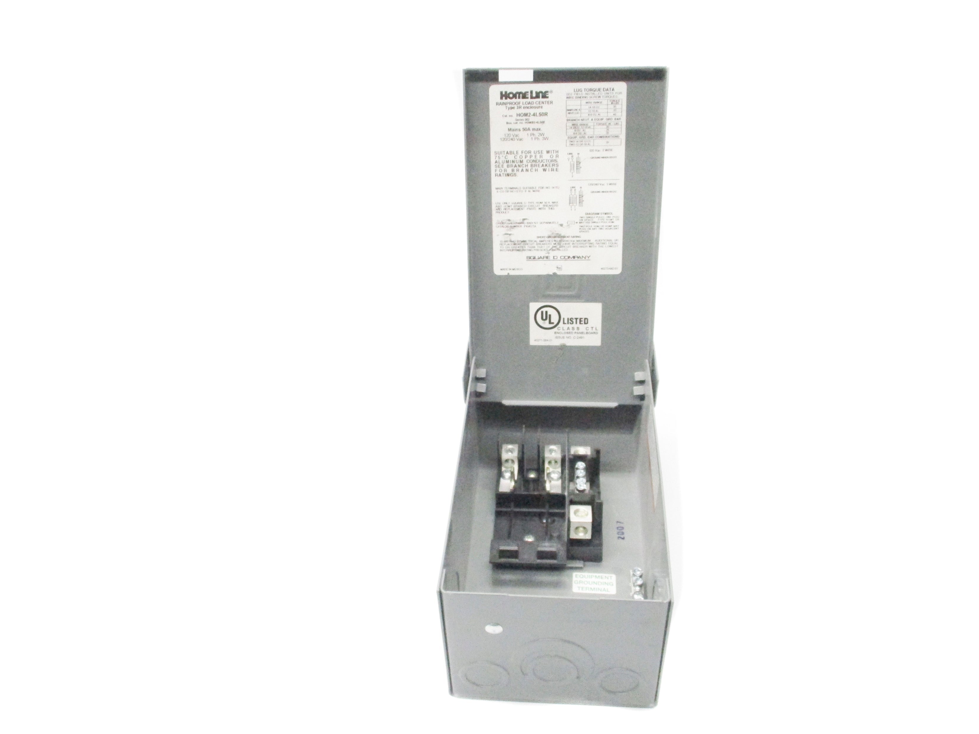 SQUARE D HOM24L50R SER. 002 UNMP