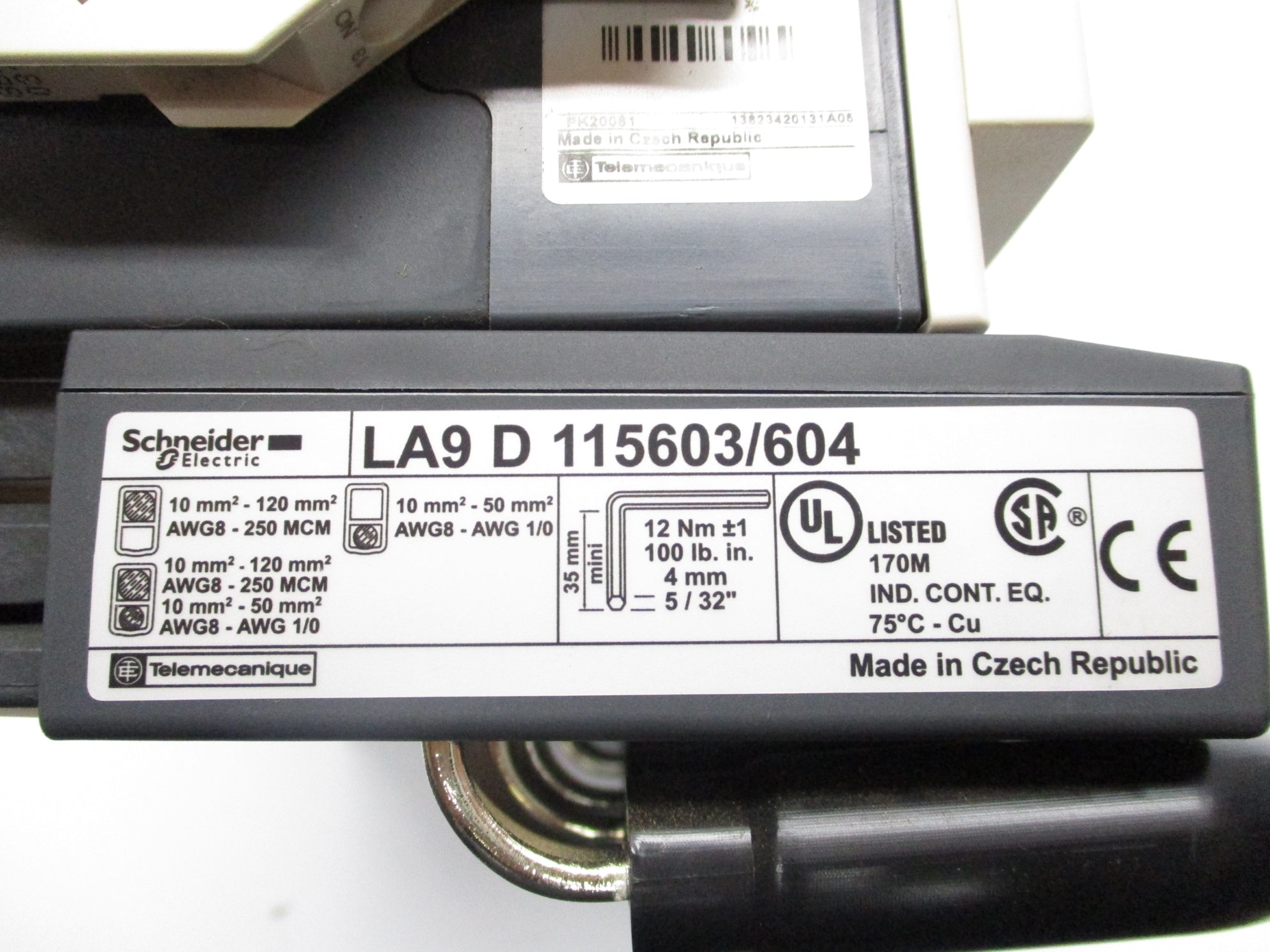 SCHNEIDER ELECTRIC LC2D115G7 120V NSNP