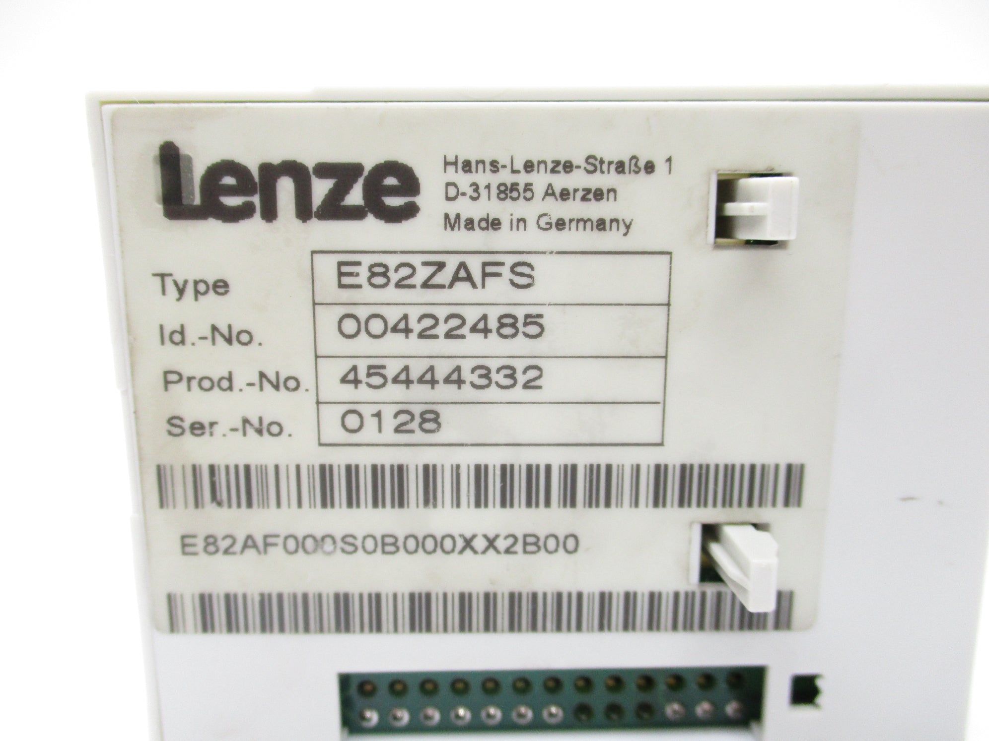LENZE E82ZAFS (AS PICTURED) UNMP