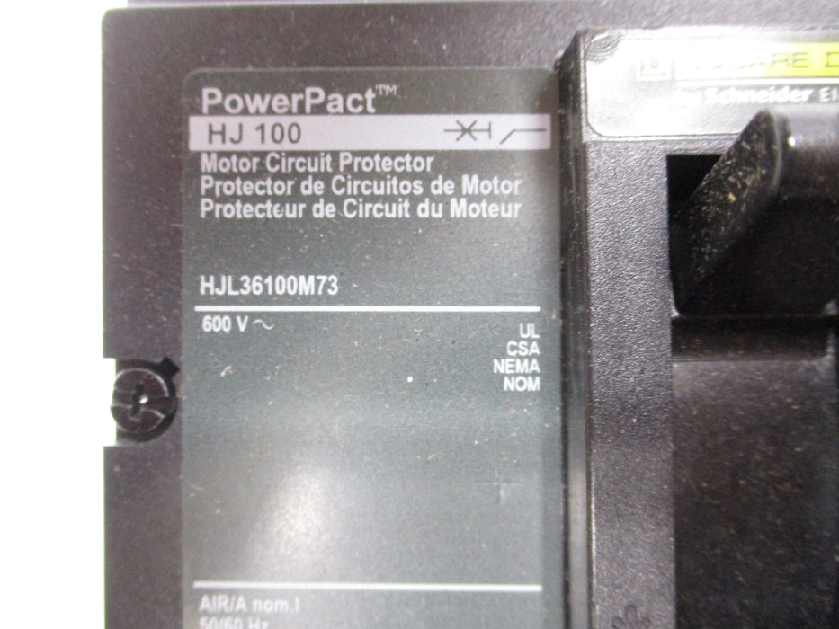 SQUARE D HJL36100M73 600V 100A NSMP
